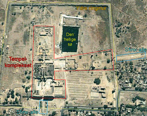 Oversigt over Karnak templet